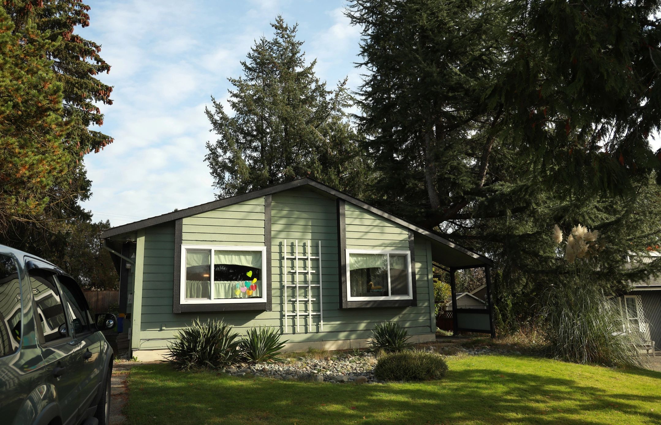 Home exterior representing fence project planning